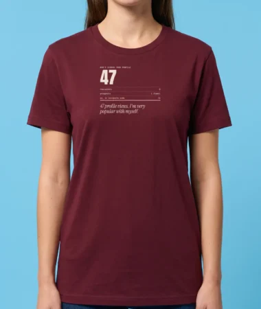 47 profile views – T-shirts