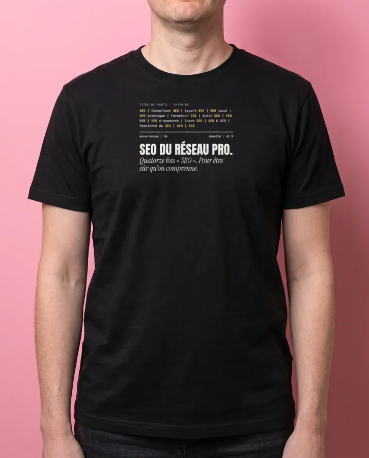SEO du réseau pro – T-shirts