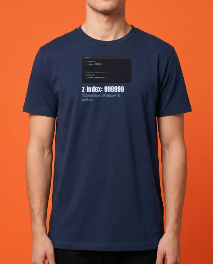 z-index: 999999 – Camisetas