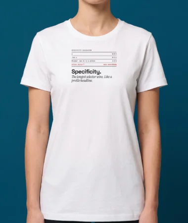 Specificity – T-shirts