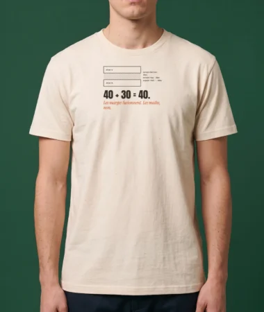Marges qui fusionnent – T-shirts