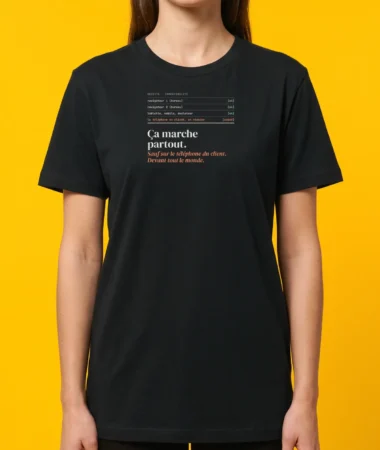 Sauf sur son téléphone – T-shirts