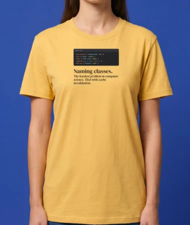 Naming classes – T-shirts
