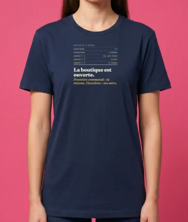 Première commande – T-shirts