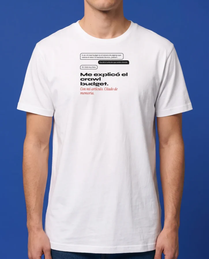 Me explicó el crawl budget – Camisetas