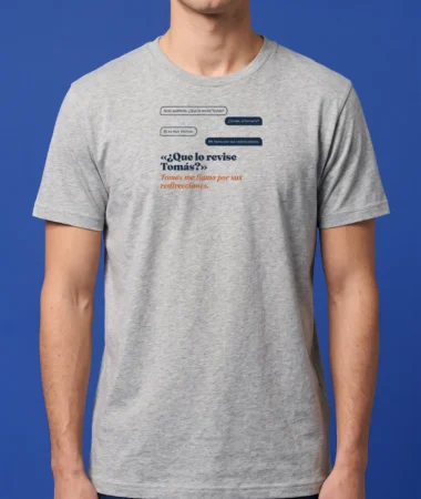 Que lo revise Tomás – Camisetas