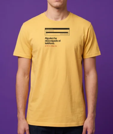 Alguien ha descolgado – Camisetas