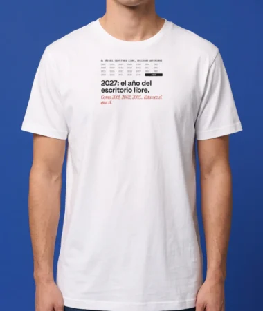 El año del escritorio libre – Camisetas
