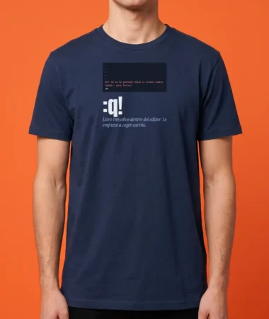 :q! – Camisetas
