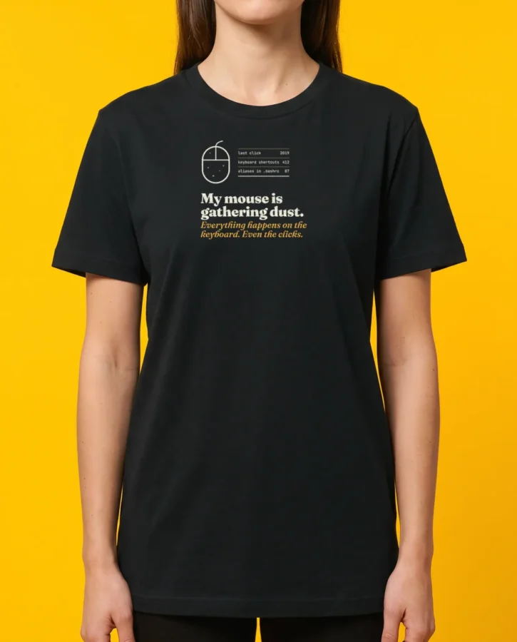 My mouse is gathering dust – T-shirts