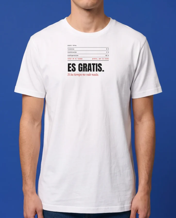 Es gratis – Camisetas