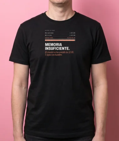 Memoria insuficiente – Camisetas