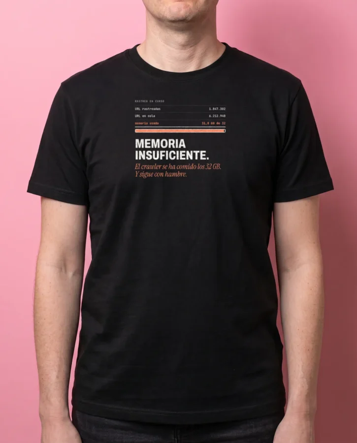 Memoria insuficiente – Camisetas