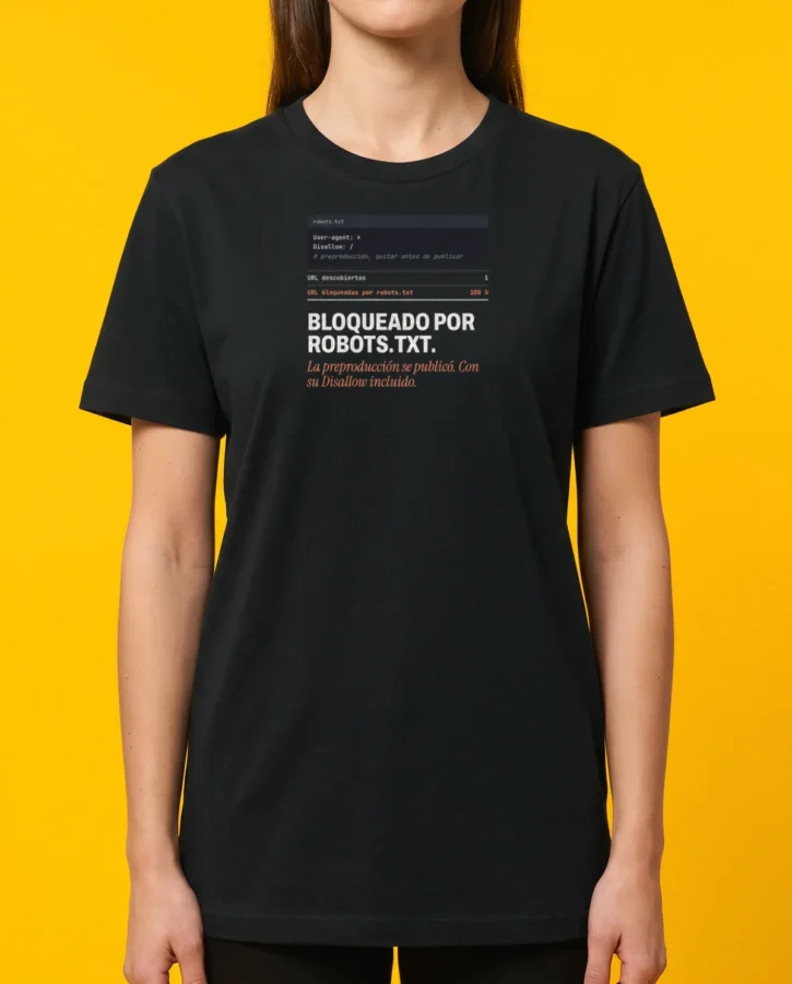 Bloqueado por robots.txt – Camisetas