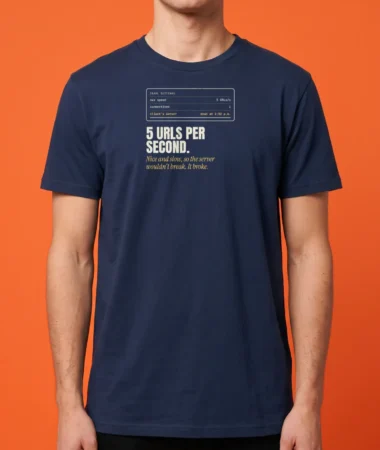 5 URLs per second – T-shirts