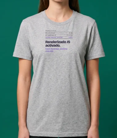 Renderizado JS activado – Camisetas