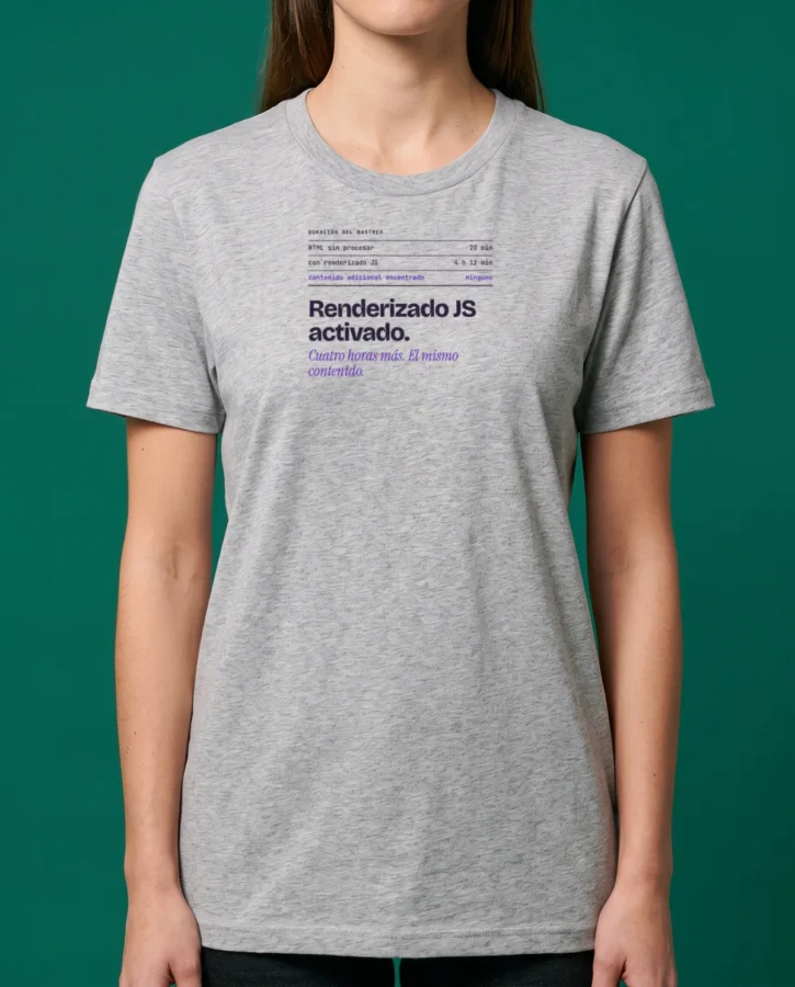 Renderizado JS activado – Camisetas
