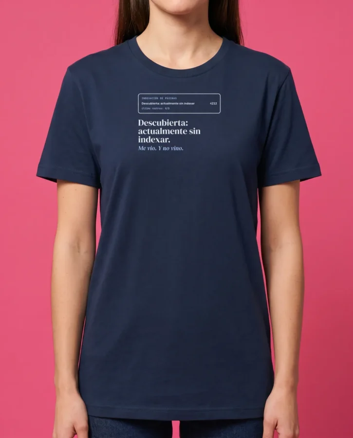 Descubierta, sin indexar – Camisetas