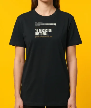 16 meses de historial – Camisetas