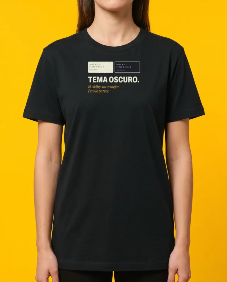 Tema oscuro – Camisetas