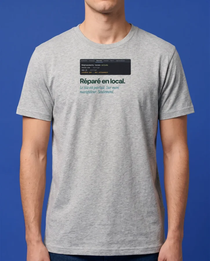 Réparé en local – T-shirts