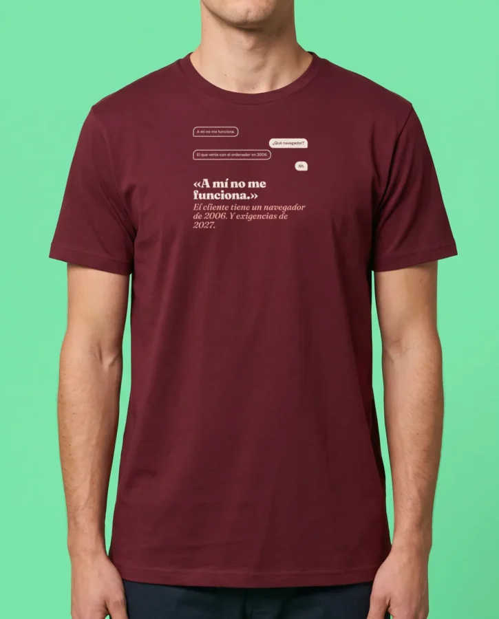 A mí no me funciona – Camisetas