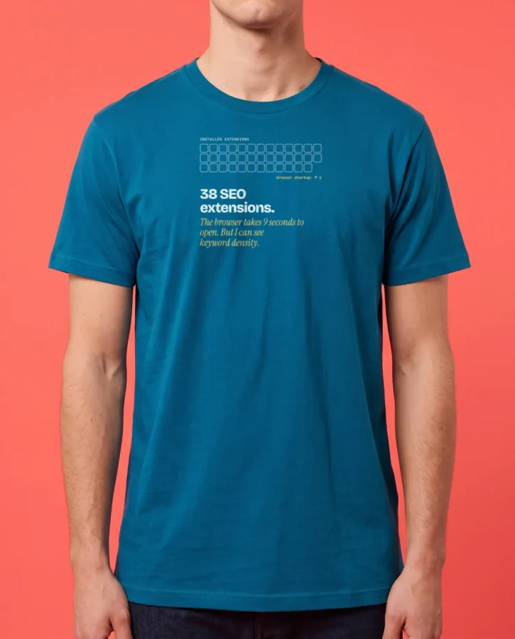 38 SEO extensions – T-shirts