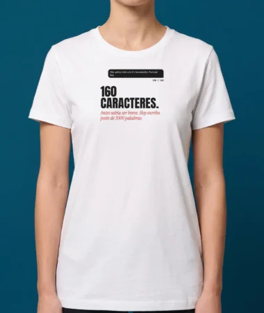 160 caracteres – Camisetas