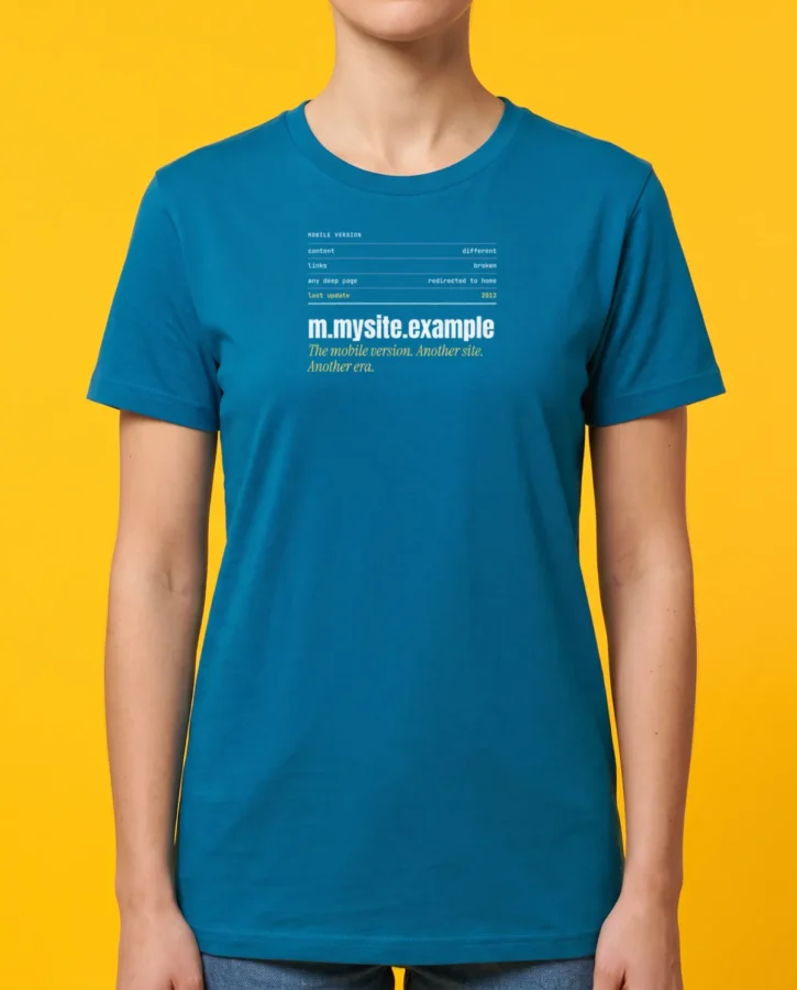 m.mysite.example – T-shirts