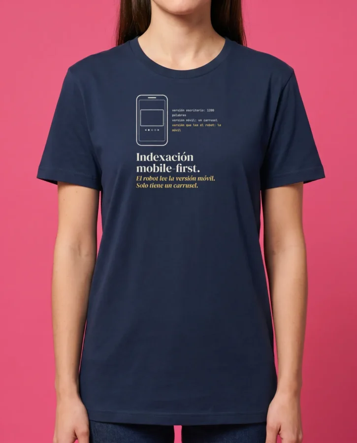 Indexación mobile-first – Camisetas
