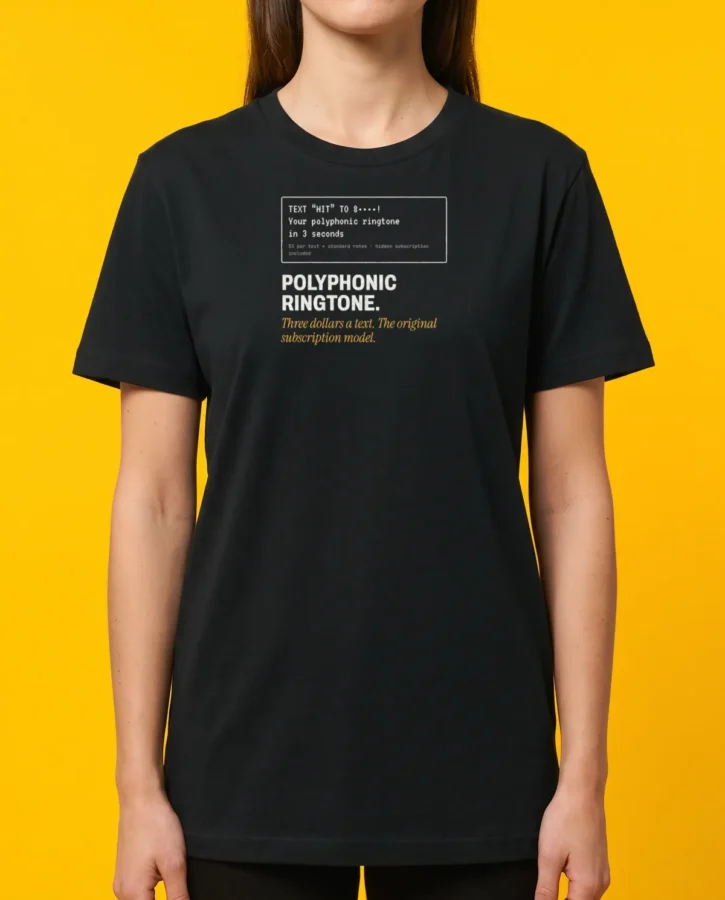 Polyphonic ringtone – T-shirts