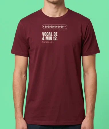 Vocal de 4 min 12 – T-shirts