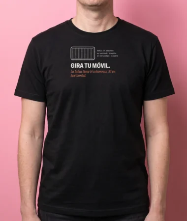 Gira tu móvil – Camisetas