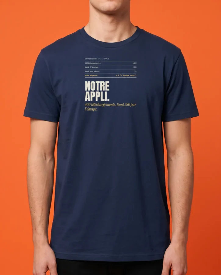 Notre appli – T-shirts