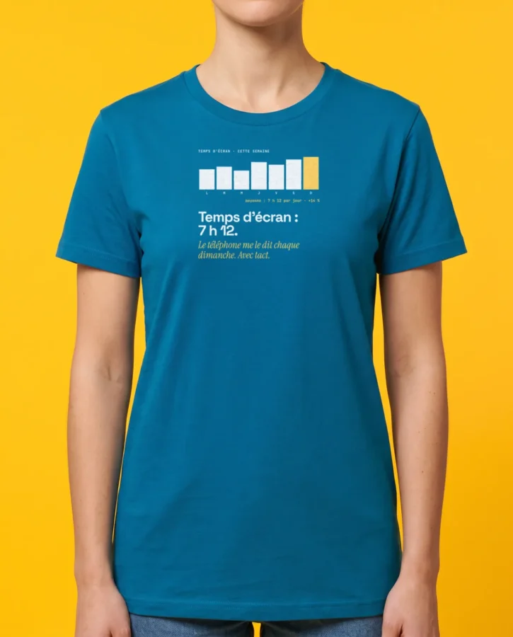 Temps d'écran : 7 h 12 – T-shirts