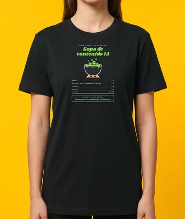 Sopa de contenido IA – Camisetas