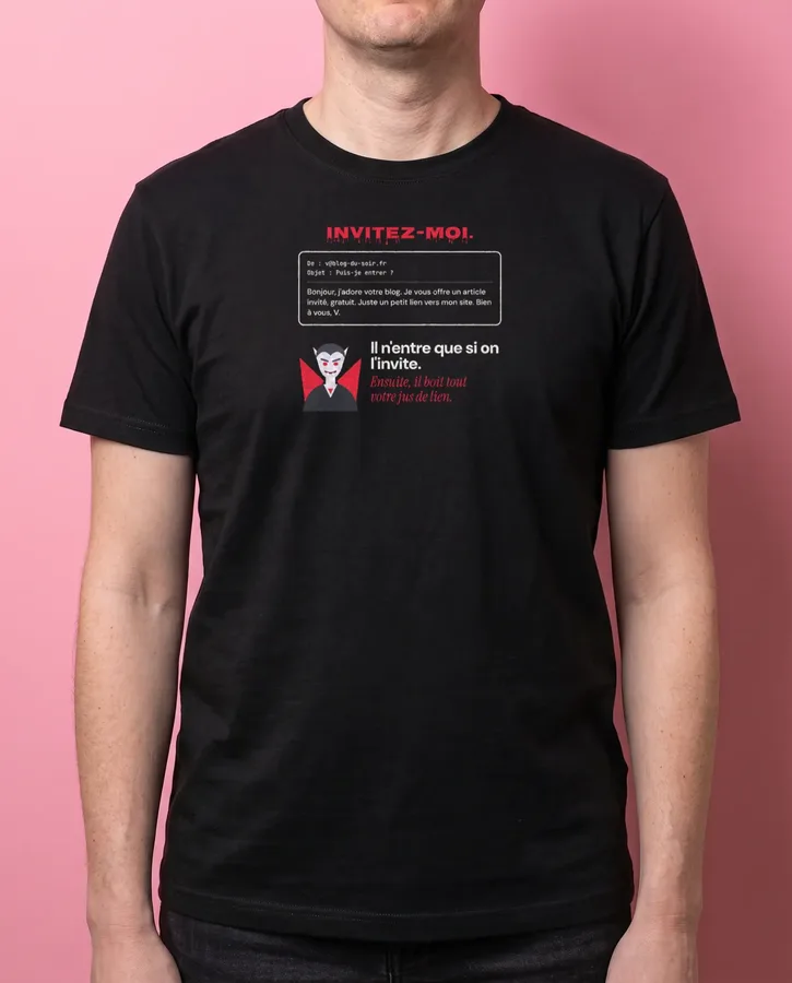 Le vampire du guest post – T-shirts