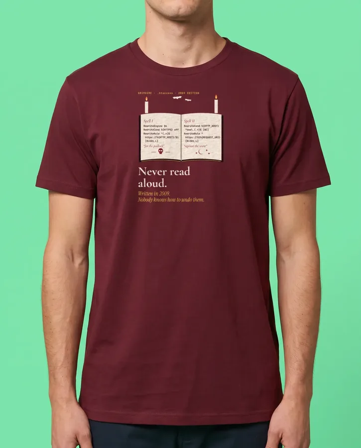 The .htaccess grimoire – T-shirts