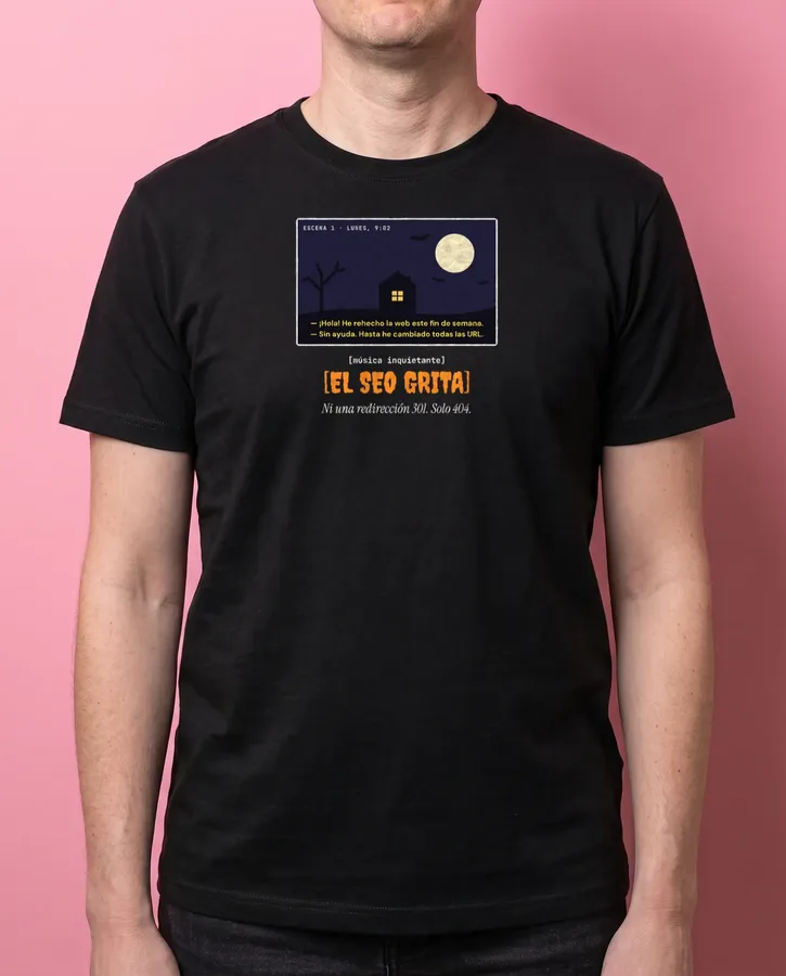 Lunes, 9:02: el SEO grita – Camisetas