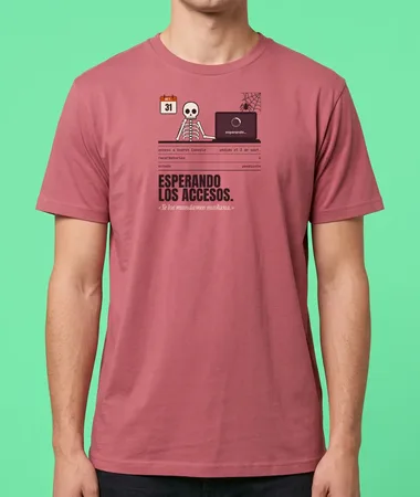 Esperando los accesos – Camisetas