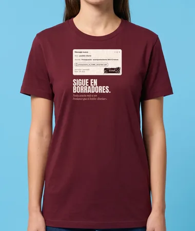 El presupuesto que sigue en borradores – Camisetas