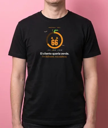 Puntuación 66, versión calabaza – Camisetas