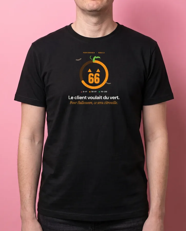 Score 66, version citrouille – T-shirts