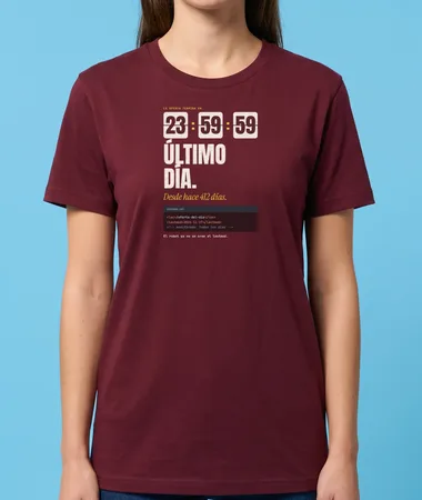 Último día (desde hace 412 días) – Camisetas