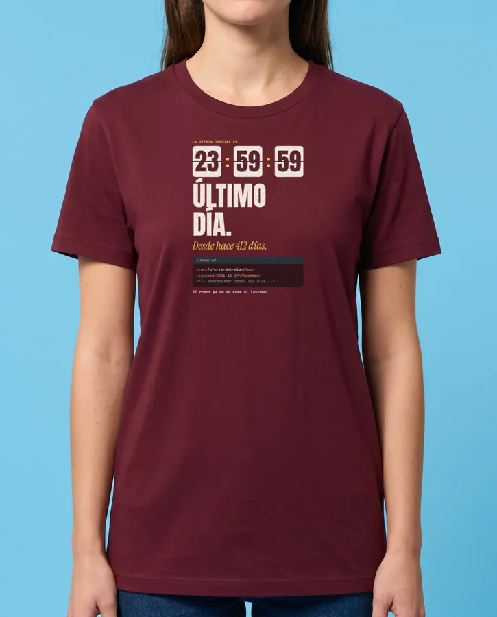 Último día (desde hace 412 días) – Camisetas
