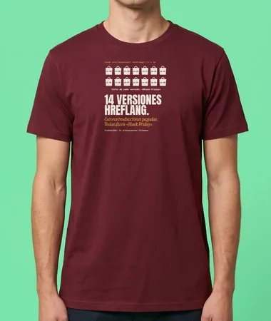 Black Friday, traducido a 14 idiomas – Camisetas