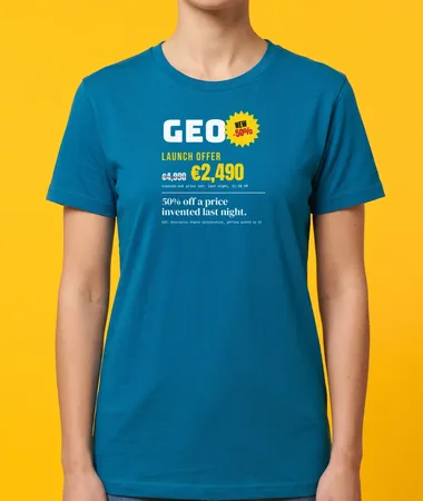 GEO, launch offer – T-shirts