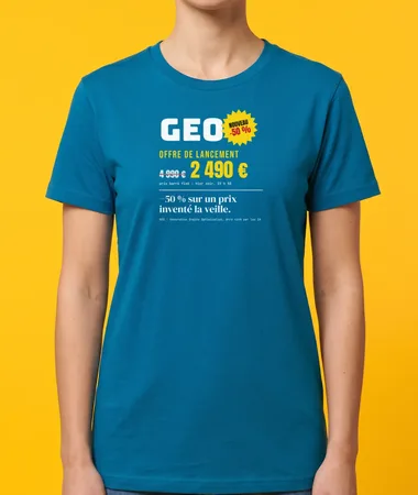 GEO, offre de lancement – T-shirts