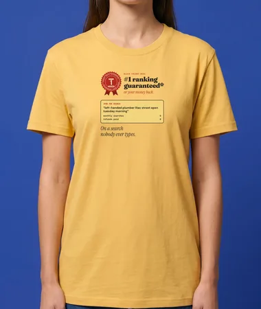 Number one, guaranteed or your money back – T-shirts