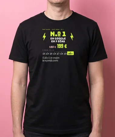 Número 1 en Google en 7 días, rebajado – Camisetas